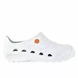 Oxypas Safety Jogger Arbeitsschuhe Damen - Antistatische und rutschfeste Sicherheitsschuhe Herren, Leichter Clog für Medizin, Pflege und Gastro, Antibakteriell, Weiss, EU 37/38