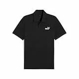 PUMA Herren Ess No. 1 Logo Pique Polos, Puma Black, XL EU