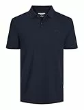 JACK & JONES Herren Jjebasic Noos Poloshirt, Navy Blazer, L EU