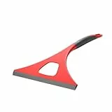 Vileda Duschabzieher mit ergonomischem Griff – Streifenfreier Abzieher Dusche für Glas, Fliesen & Spiegel – Badezimmer Wischer mit Aufhängung – Fensterabzieher 25,5 cm