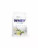 ALLNUTRITION Whey Protein Konzentrat Pulver - Muskelaufbau mit verzweigten Aminosäuren BCAA Leicht resorbierbar für Sportler und aktive Menschen - 2270 g Vanille