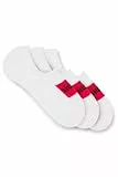 HUGO Herren 3P Lc Label Cc Invisible Socks, White100, 39-42