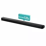 Hisense HS205G 2.0 Kanal Soundbar, 120 Watt, DTS Virtual: X, Bluetooth 5.0, HDMI Arc, USB, Optisch, Equalizer, Wandmontage möglich, schwarz