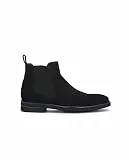 Lottusse Men's Holborn Chelsea Boot, Black/White, 6 UK