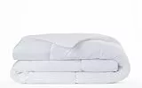 Todocama Bettdecke, Faserdecke, 3003, milbendicht, Herbst-Winter, 300 g/m², Weiß, alle Größen erhältlich, für Betten von 80/90-150 x 220 cm