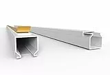 SCOS Smartcosat SCOSKK34 10 m Kabelkanal (L x B x H 2000 x 16 x 16 mm, PVC, Kabelleiste, Selbstklebend) weiß