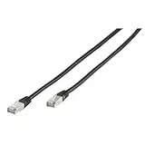 Vivanco Hochwertiges CAT5e Netzwerkkabel, LAN-Anschluss Stecker LAN Kabel, Stecker voll geschirmt, Geeignet für Gigabit Netzwerke, 2m