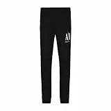 Armani Exchange Herren Icon Tracksuit Bottom Sporthose, Schwarz, M