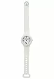 Hip Hop Damen Armbanduhr Hero.Dot Day 3H Lady in der Farbe Weiß mit Silikonarmband, Gehäusedurchmesser: 34 mm, HWU1096