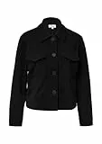 s.Oliver Jacke im Relaxed Fit aus Struktur-Jersey schwarz 38