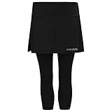 HEAD Damen Club 3/4 Tights W Skorts, Schwarz, L EU
