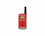 Motorola Talkabout T42 PMR-Funkgeräte ( PMR446, 16 Kanäle, Reichweite 4 km) rot , 2 Stück (1er Pack)