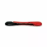 Kensington ergonomische Duo Gel Tastatur Handgelenkauflage, 94 x 483 mm, Rutschfeste und bequeme Handgelenkshalterung, Kompatibel mit Standard-Tastaturen, Rot/Schwarz, 62398