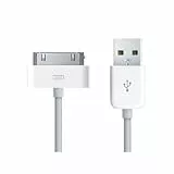 TECHGEAR Ersatz-USB-Datenkabel & Charging für iPod Nano/iPod Touch - USB-Kabel Aufladen und Synchronisieren - Weiß