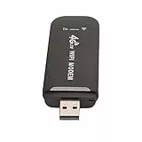 Goshyda USB-WLAN-Router, 4G LTE-Mobilnetz-Hotspot mit SIM-Kartensteckplatz, 150 Mbit/S, Unterstützung für 10 Benutzer, Pocket-USB-Modem, Mobiles WLAN für Auto, Reisen Im Freien