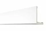 2 Meter Rohr- und Kabelabdeckleiste 150x150mm - PU glatt, weiß, stoßfest - AB170 Hexim Perfect - Eckleiste Stuckleiste Dekorleiste Stuckprofil Zierprofile
