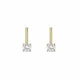 Fossil Ellis Damen Goldfarbene Edelstahl Ohrringe, JF04897710