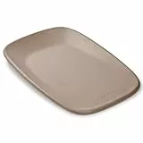 Nattou Wickelauflage 50x70 cm - Wickelauflage Abwaschbar und wasserdicht auf PU-Schaum - Leicht und weich Baby Wickelunterlage - Wickelmatte mit erhöhten Rändern - Taupe