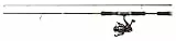 Abu Garcia Cardinal X Spinnruten- und Rollen-Combo - Spinnfisch-Setup für Forelle, Barsch, Lachs, Hecht, Black/Red, 2.13 m |10-30 g