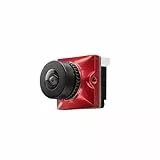 Caddx Ratel 2 V2 FPV-Kamera mit 2,1-mm-Objektiv 16:9 4:3 NTSC PAL umschaltbare FPV-Kamera Kompatibel mit Drohnen, kompatibel mit verschiedenen FPV-Systemen(1PCS RED)