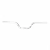 Keenso Fahrradlenker, Fahrrad Aluminiumlegierung Lenkstange 20 mm * 520 mm Matt Lenker für Fahrrad, Faltrad und Balance-Roller (Silber)