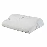Lifenaxx Hanf Fuß- und Beinkissen LX-054 – Ergonomisches Memory-Foam-Kissen mit abnehmbarem, waschbarem Bezug – Bequemes Fuß- und Beinkissen für bessere Durchblutung, Druckentlastung und Komfort