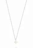 Esprit Damen-Kette 925er Silber Süßwasserperle One Size, Silber 32023036