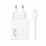 Xiaomi HyperCharge Combo Ladegerät 67 W, 67 W, USB-Anschluss, USB-C-Kabel, intelligente Identifikation von Geräten, Weiß (ES-Version)