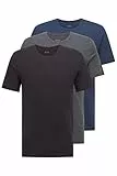 HUGO BOSS Herren T-shirt Rn 3p Co T-Shirt, -497 Blue/Grey/Black, S