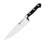 ZWILLING Professional S Kochmesser 20 cm, Rostfreier Spezialstahl, Ergonomischer Griff, Made in Germany, Schwarz