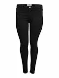 ONLY Carmakoma Damen Carthunder Push Up Reg Noos Skinny Jeans, Schwarz, 48 EU