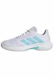 adidas Damen CourtJam Control Tennis Shoes Tennisschuhe, Cloud White/Bliss Blue/Cloud White, 40 2/3 EU