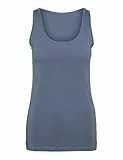 VERO MODA Damen Vmlulu Long Tank Top JRS Ga Noos, China Blue, Large