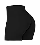 Sunzel Radlerhose Damen,with Pockets,Ohne Vordernaht,Yoga Gym für Sommer Shorts,Workout,Cycling Shorts,Schwarz,XL,5'