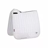 LeMieux Satin Dressage Schabracke, White Loire Classic Square, L