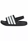 adidas Unisex Baby ADILETTE ESTRAP SLIDES INFANTS, Core Black/Cloud White/Core Black, 23 EU