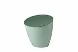 Mepal - Küchenabfalleimer Calypso - Kleiner Mülleimer mit Deckel - Komposteimer Küche - Ideal für die Küchenorganisation - Küchenhelfer & Spülmaschinenfest - 2200 ml - Nordic sage