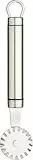 KitchenCraft Professional Teigrädchen, Edelstahl Teigrädchen und -schneider mit kurzem ovalem Griff, spülmaschinenfest, Silber, 17cm Länge, 3,5cm Klingendurchmesser, 1 Stück