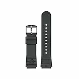 Luminox Uhrenarmband FPX.3000.21H.2.K - 21mm Schwarzes Ersatzarmband aus Gummi mit Edelstahl Dornschließe für 3000 3001