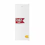 Amica Vollraum‑Kühlschrank 143 x 54,5 x 55,5 cm 242 l Türanschlag wechselbar automatische Abtauung LED‑Innenbeleuchtung AVK 3540 W – kühlschrank ohne gefrierfach