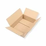 10 St. Post Päckchen Versandkarton 350 x 250 x 100 Größe 'S' Faltschachtel Transportkiste Faltkarton Packsetkarton