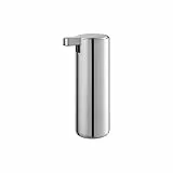 blomus Seifenspender MODO | Edelstahl poliert | 5L x 7B x 16H cm | 165ml | Handseifenspender Edelstahl poliert| Pumpspender aus Edelstahl | Gummierte Unterseite