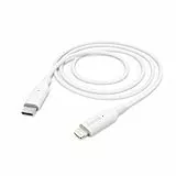 Hama Ladekabel USB C auf Lightning (iPhone Ladekabel, Lightning Kabel, iPhone 14 13 12 11 Pro Max Plus mini SE XS Max XR X 8 7, iPad Pro Air mini, iPod, MFI zertifiziert, USB Ladekabel, 1m) weiß