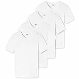 Uncover by Schiesser - Unterhemd/Shirt Kurzarm - 4er Pack (L Weiß)