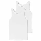 Uncover by Schiesser - Unterhemd/Tanktop - 2er Pack (XL Weiß)