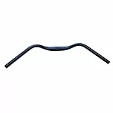 UPANBIKE Urban Road Bike Retro Lenker 31,8 mm Schnurrbart Form Extra Breit Dutch M Form Schwarz