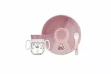 Mepal - Babygeschirr Set Mio Little Dutch - Inklusive auslaufsicherem Trinklernbecher, Kinderteller mit Unterteilung & Lernlöffel - Spülmaschinengeeignet & BPA frei - 3-teilig Set - Fairy Garden