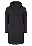 ELKLINE Damen Winterparka Berlin | Oversized Wintermantel halblang | wasserdicht warm | große Taschen 2019067, Größe:40, Farbe:Black