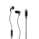 Skullcandy Set Lightning Kabelgebundener In-Ear Kopfhörer, Mikro, Kompatibel mit iPhone - Schwarz