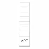 Eaton 187908 Verteilerfeld, 7-reihig, H=1050mm inklusiv Abgeschottetem und Plombierbarem Raum für Apz Unten (300mm)